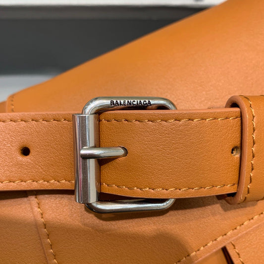 Balen Downtown XS Shoulder Bag In Brown, For Women, Bags 10in/25cm