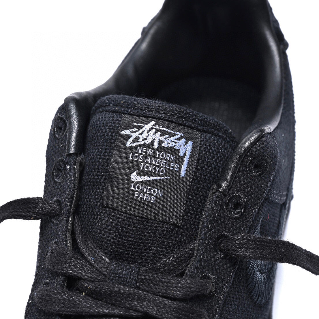 BL - AF1 x Stussy Collaboration Pure Black