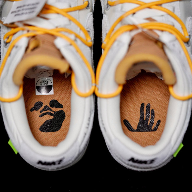 BL - OW x Dunk (NO.39) yellow shoelace brown buckle
