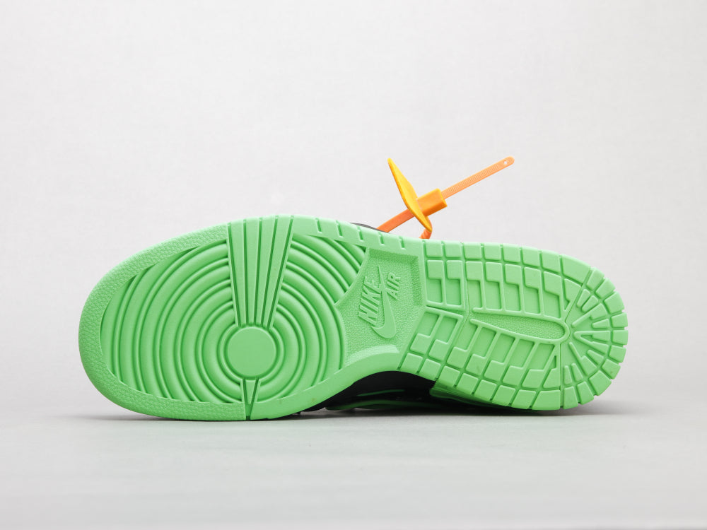 BL - OW x Rubber Dunk Black & Green