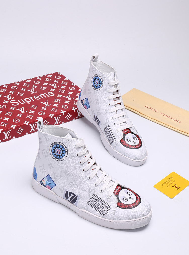 BL - LUV Stellar Trainer Boot White Sneaker