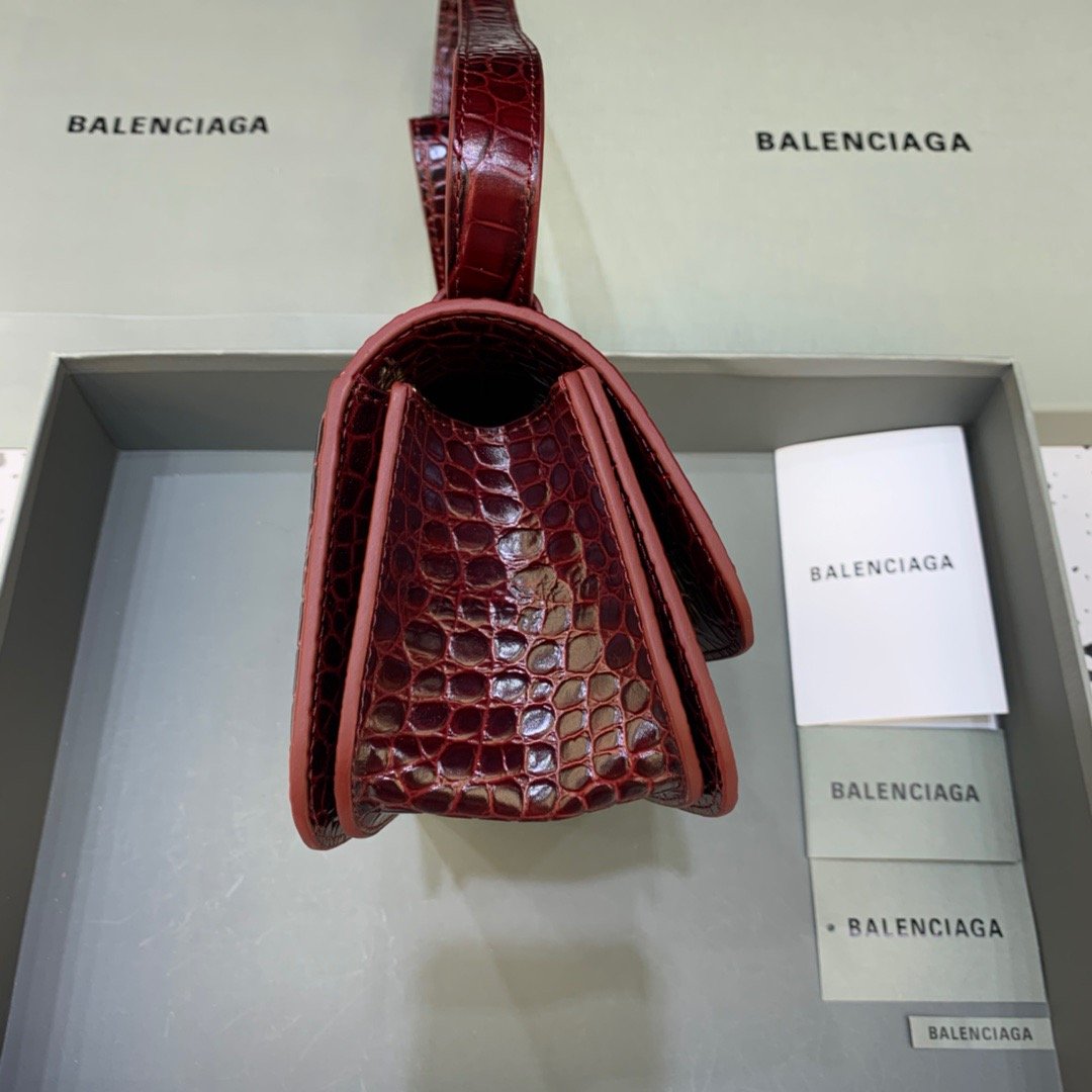 Balen Gossip Small Shoulder Bag Dark Red, For Women, Bags 9.1in/23cm