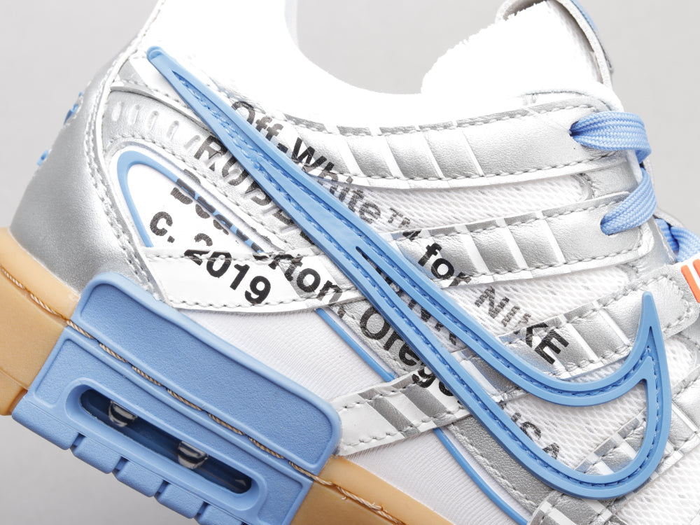 BL - OW x Rubber Dunk North Carolina Blue
