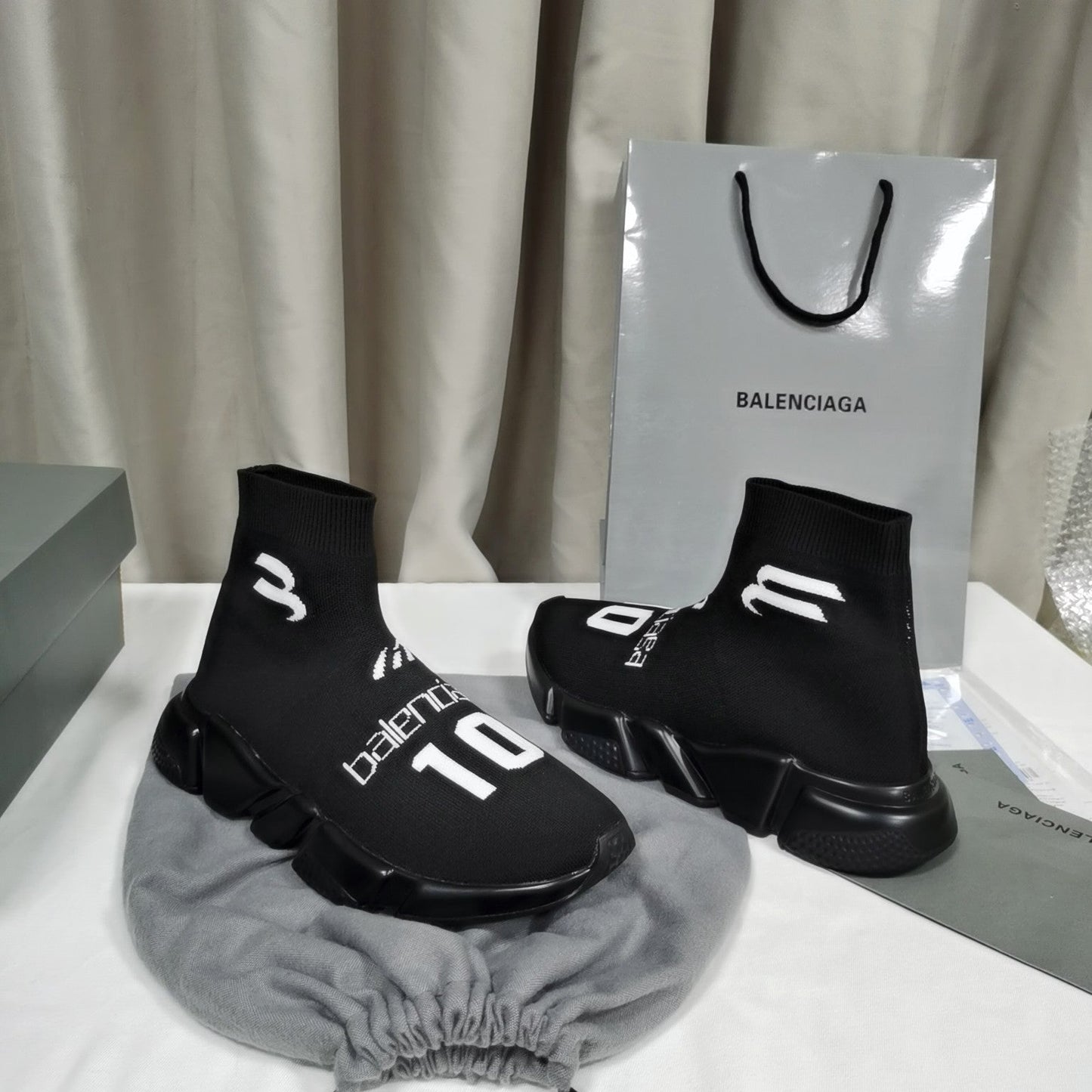 BL - Bla Speed Recycled Knit Sneakers Black
