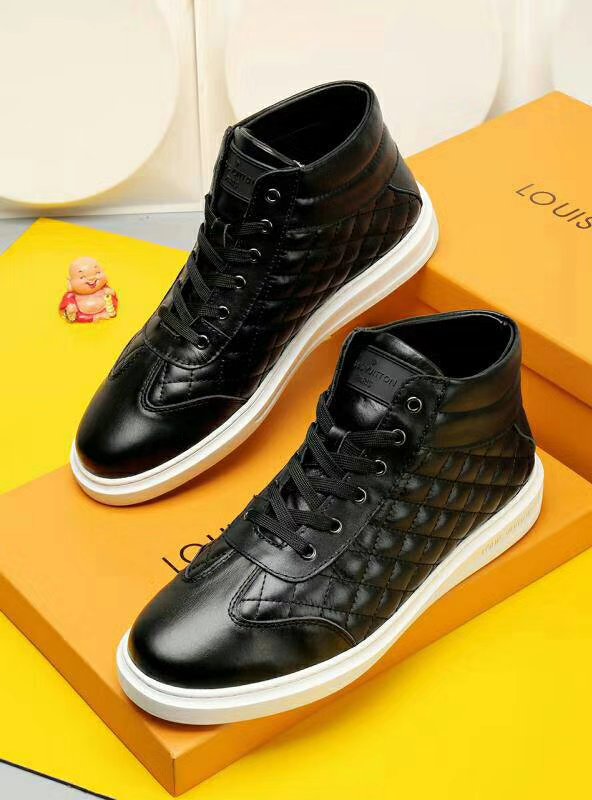 BL - LUV HIgh Top Metal Black Sneaker