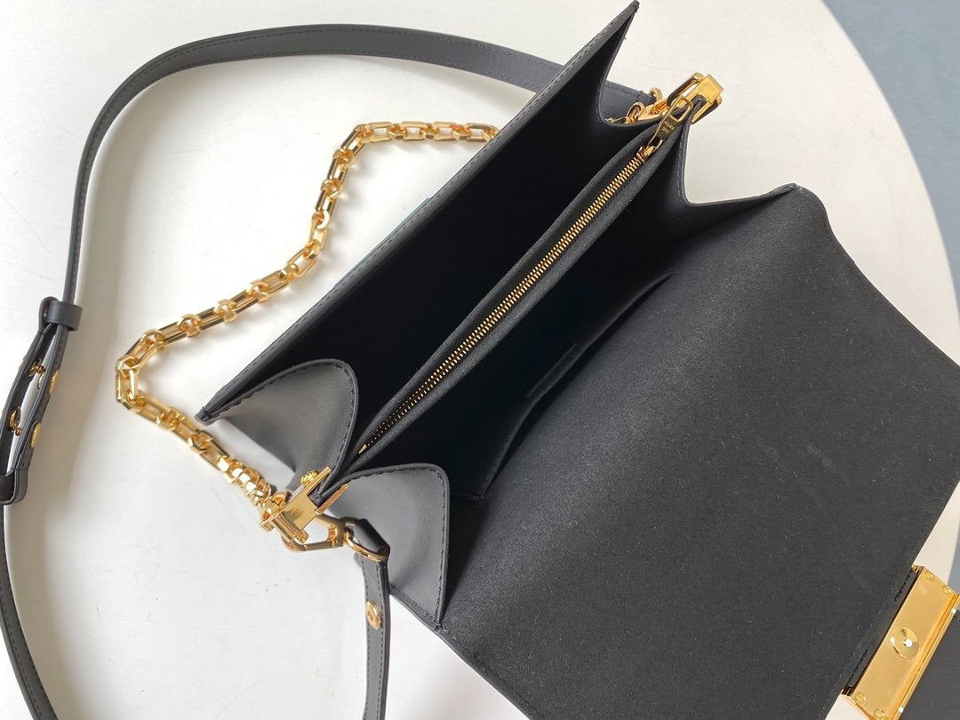 LV Dauphine MM Game On Monogram Canvas White For Women, Shoulder Bags 9.8in/25cm LV M57463