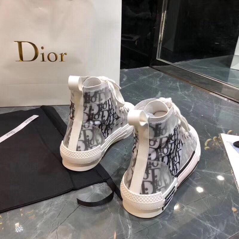 BL - DIR B23 Technical Canvas White Sneaker