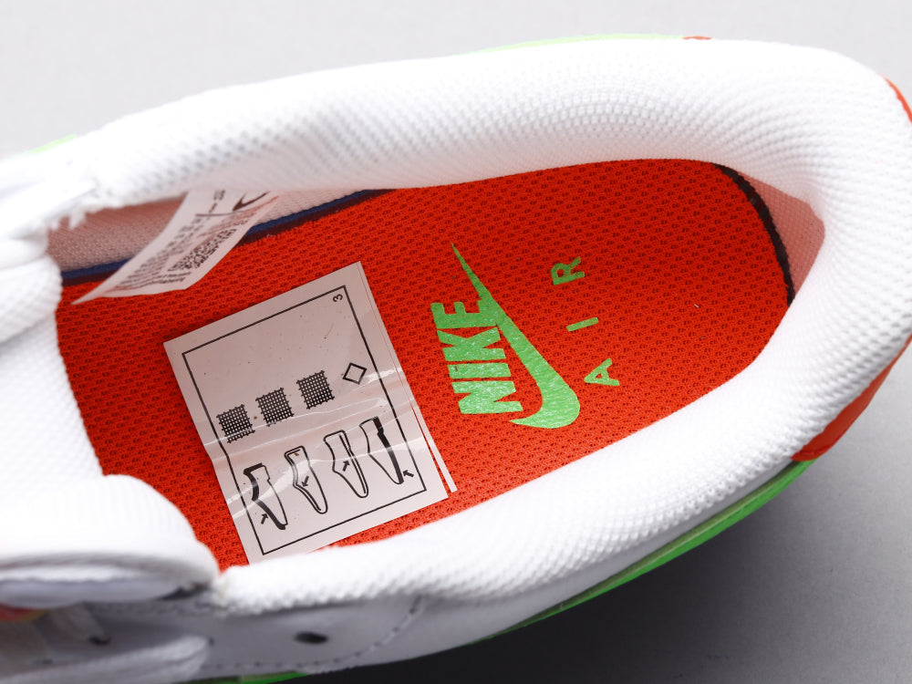 BL - AF1 White powder green low top