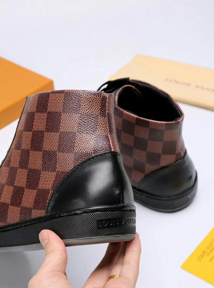 BL - LUV HIgh Top Brown Sneaker