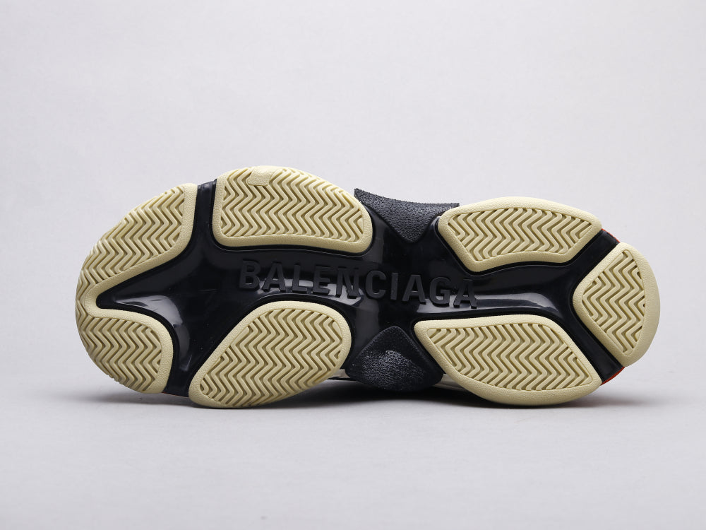 BL - Bla Triple S Black and Red Sneaker