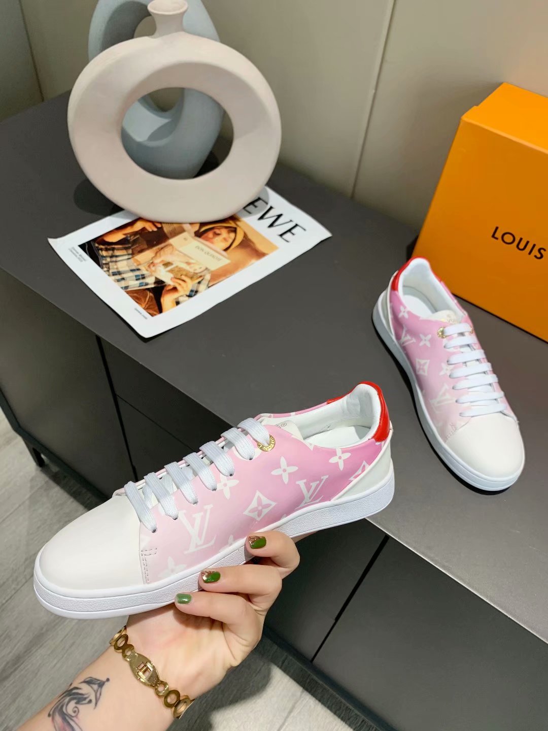 BL - LUV Time Out Orange White Sneaker