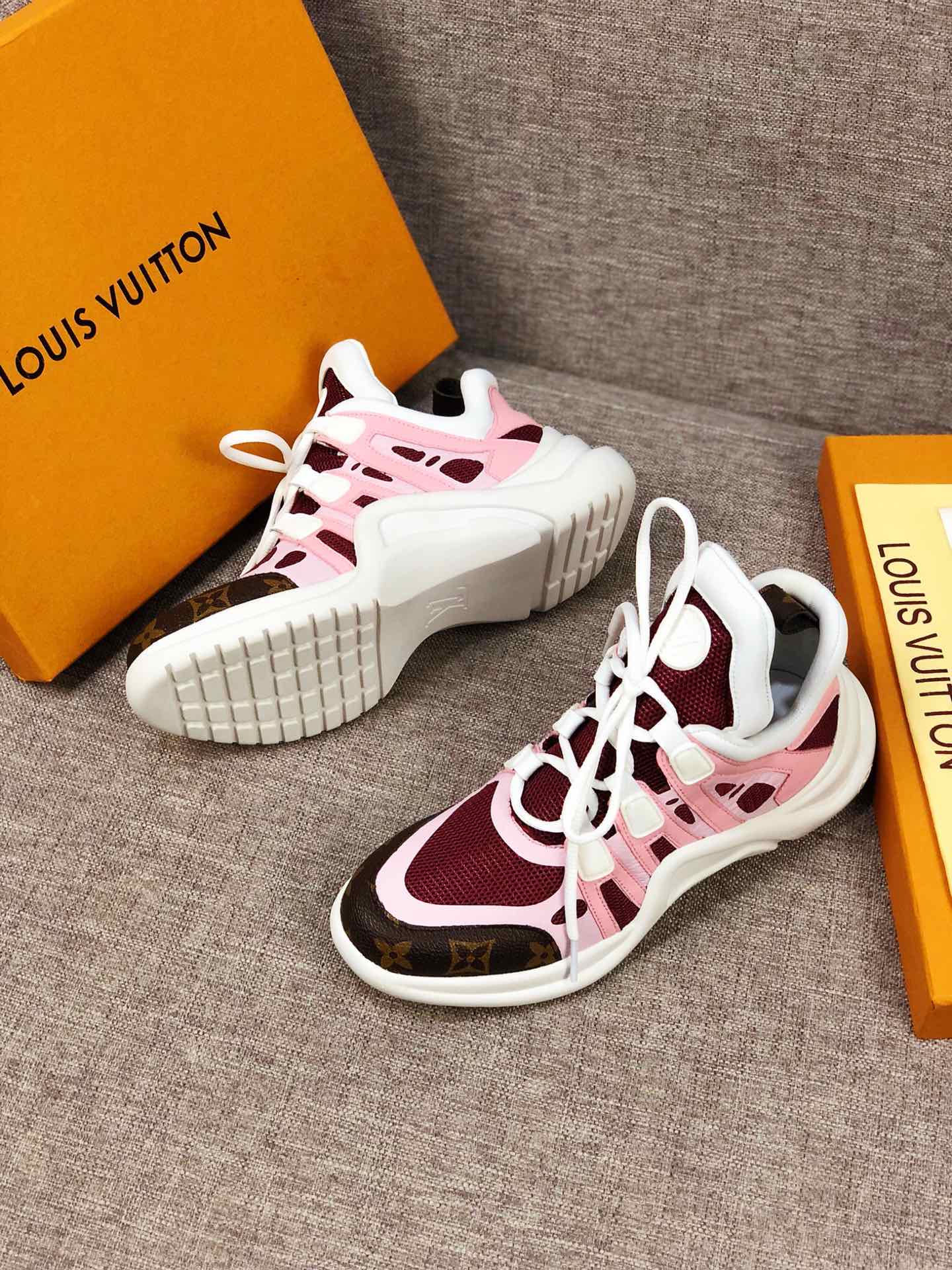 BL - LUV Archlight Pink Brown Sneaker