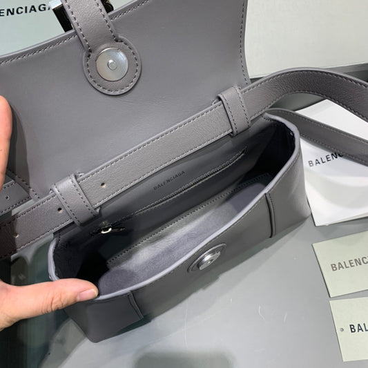 Balen Downtown XS Shoulder Bag In Gray, For Women, Bags 10in/25cm