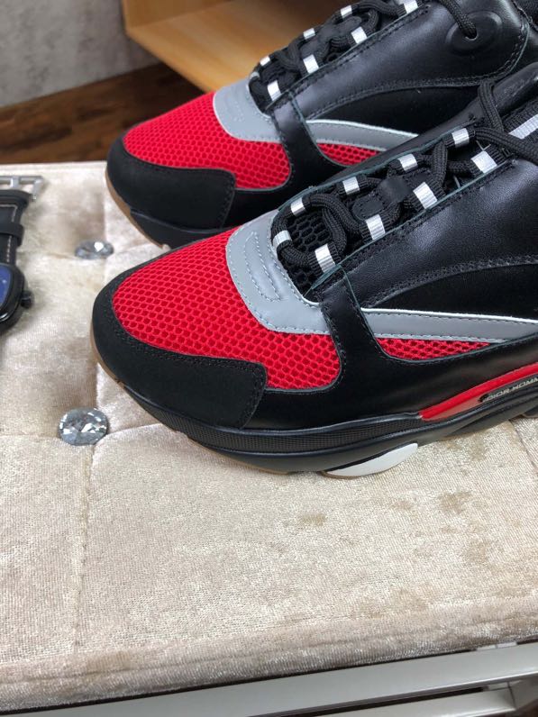 BL - DIR B22 Black And Red Sneaker