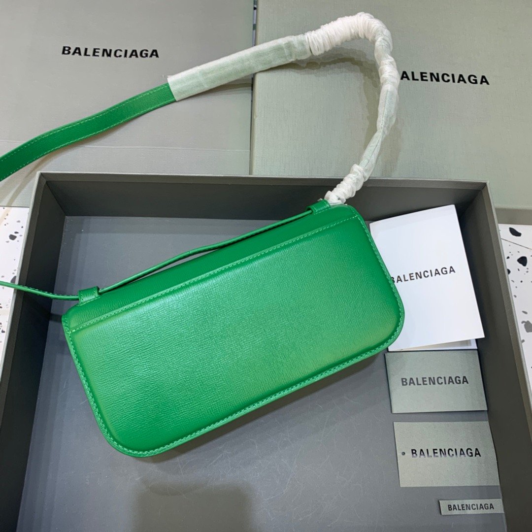 Balen Gossip Small Shoulder Bag Green, For Women, Bags 9.1in/23cm
