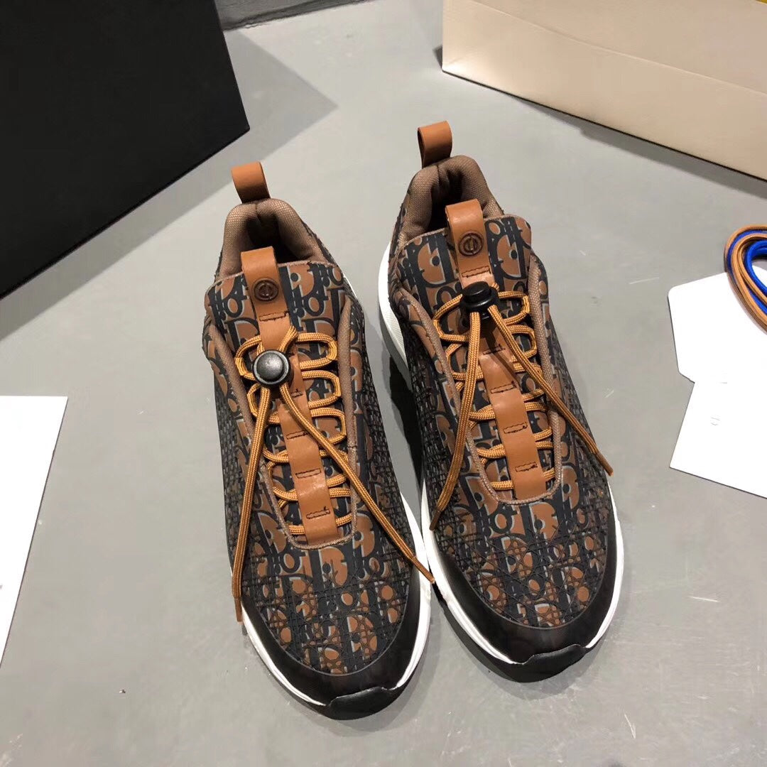 BL - DIR B24 BLnogram Brown Black Sneaker