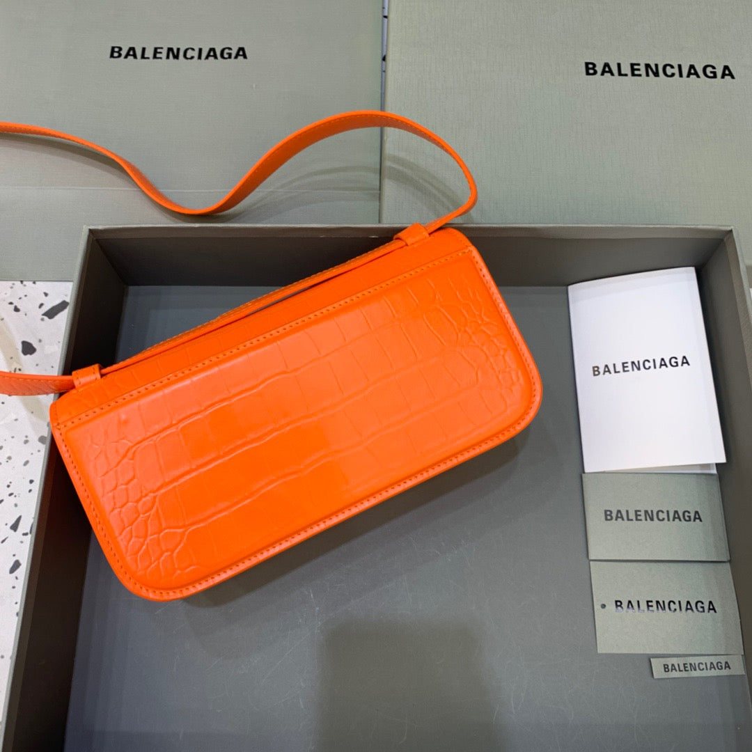 Balen Gossip Small Shoulder Bag Orange, For Women, Bags 9.1in/23cm