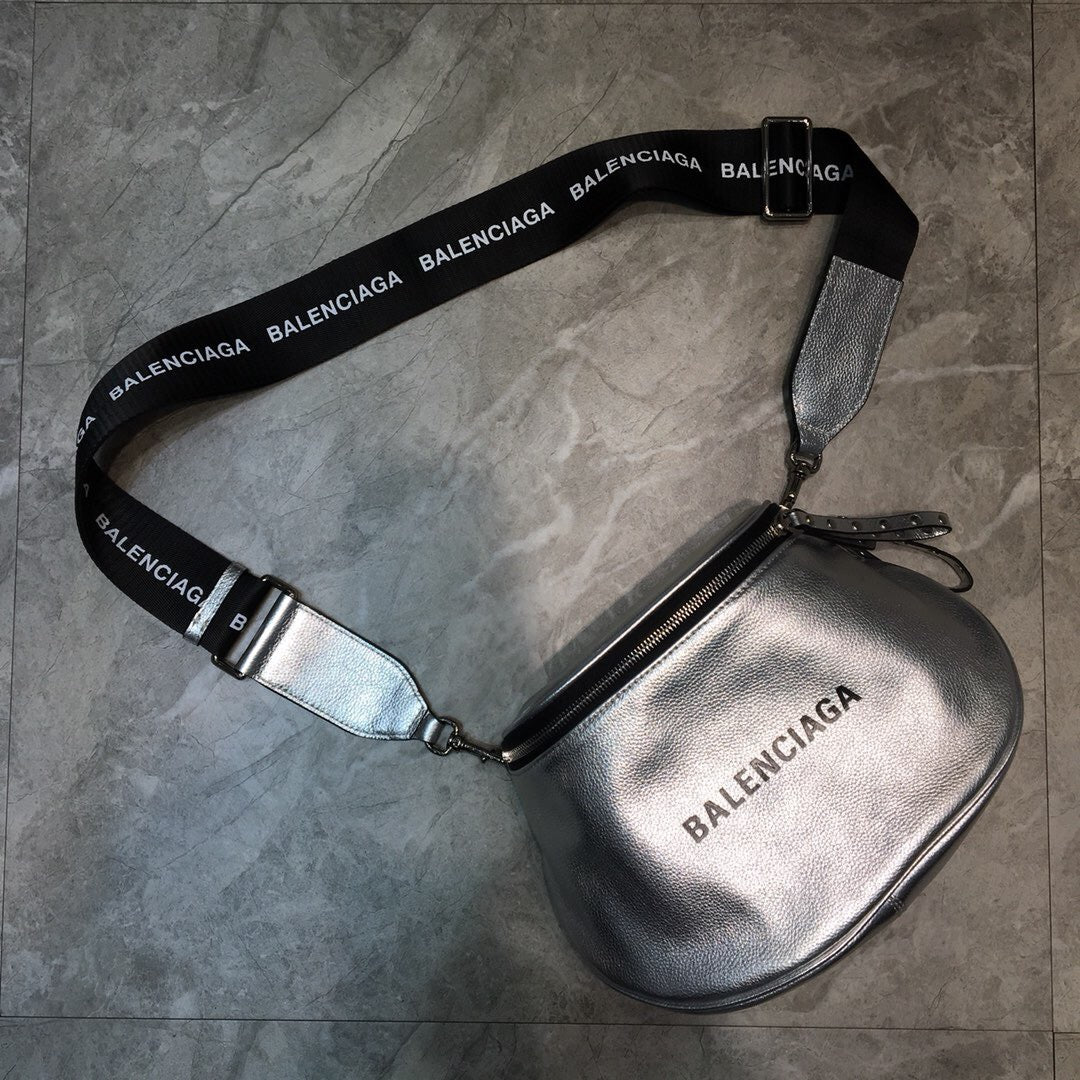 Balen Sling Bag In Sliver, For Women, Bags 9.1in/23cm