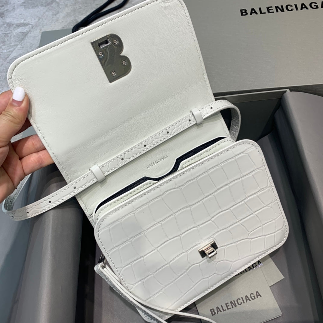 Balen Bolso Bandolera B In White, For Women, Bags 7in/18cm