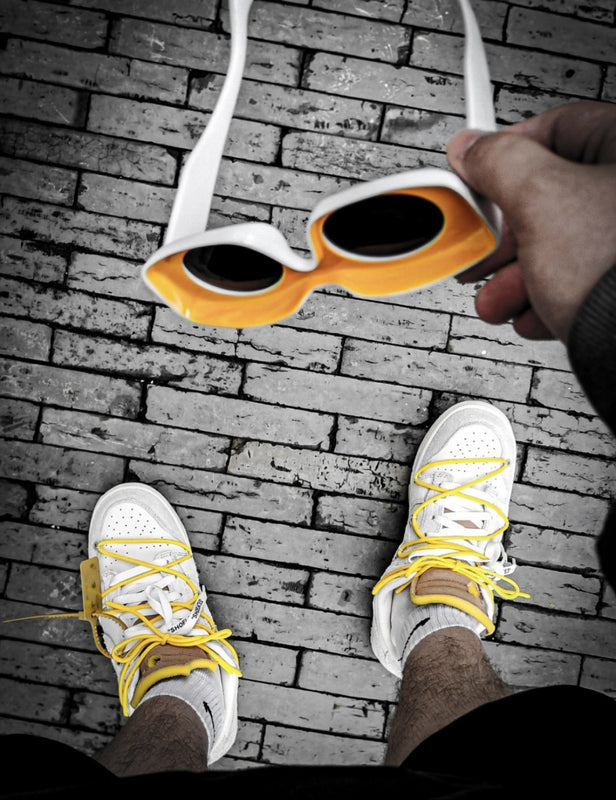 BL - OW x Dunk (NO.39) yellow shoelace brown buckle