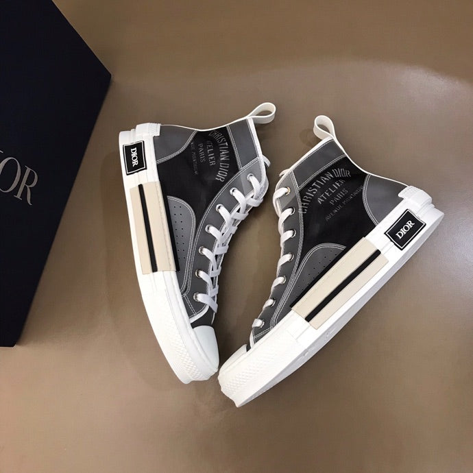 BL - DIR B23 Black and White HIGH-TOP SNEAKER