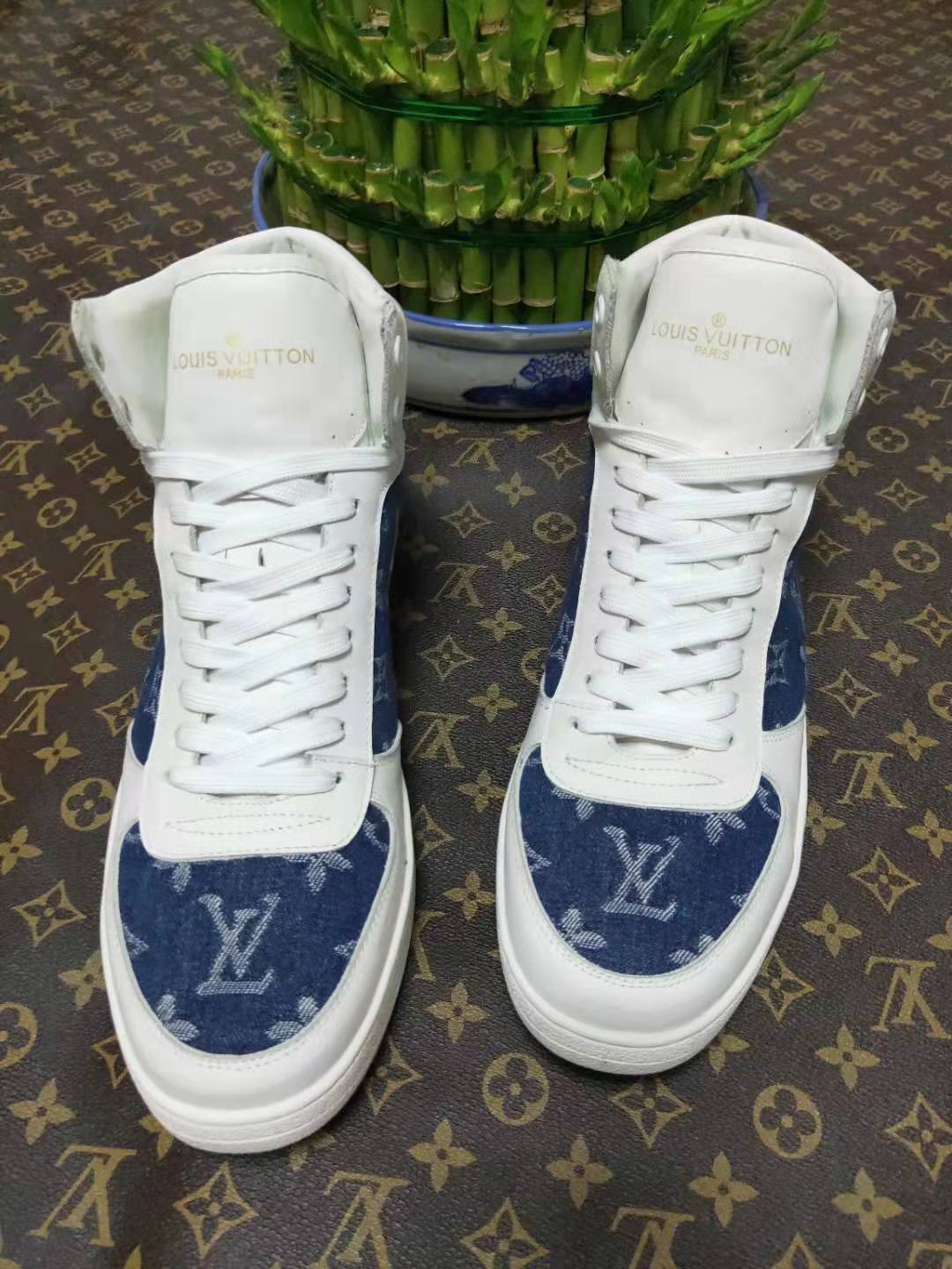 BL - Luv Rivoli White Blue Sneaker