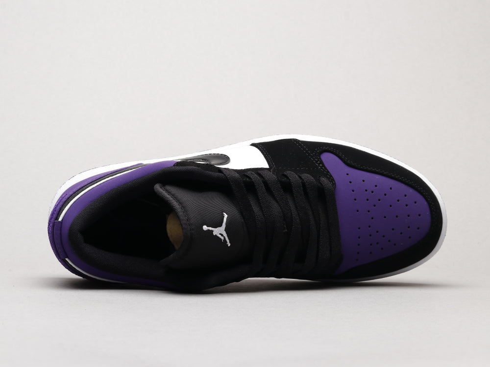BL - AJ1 black and purple toes