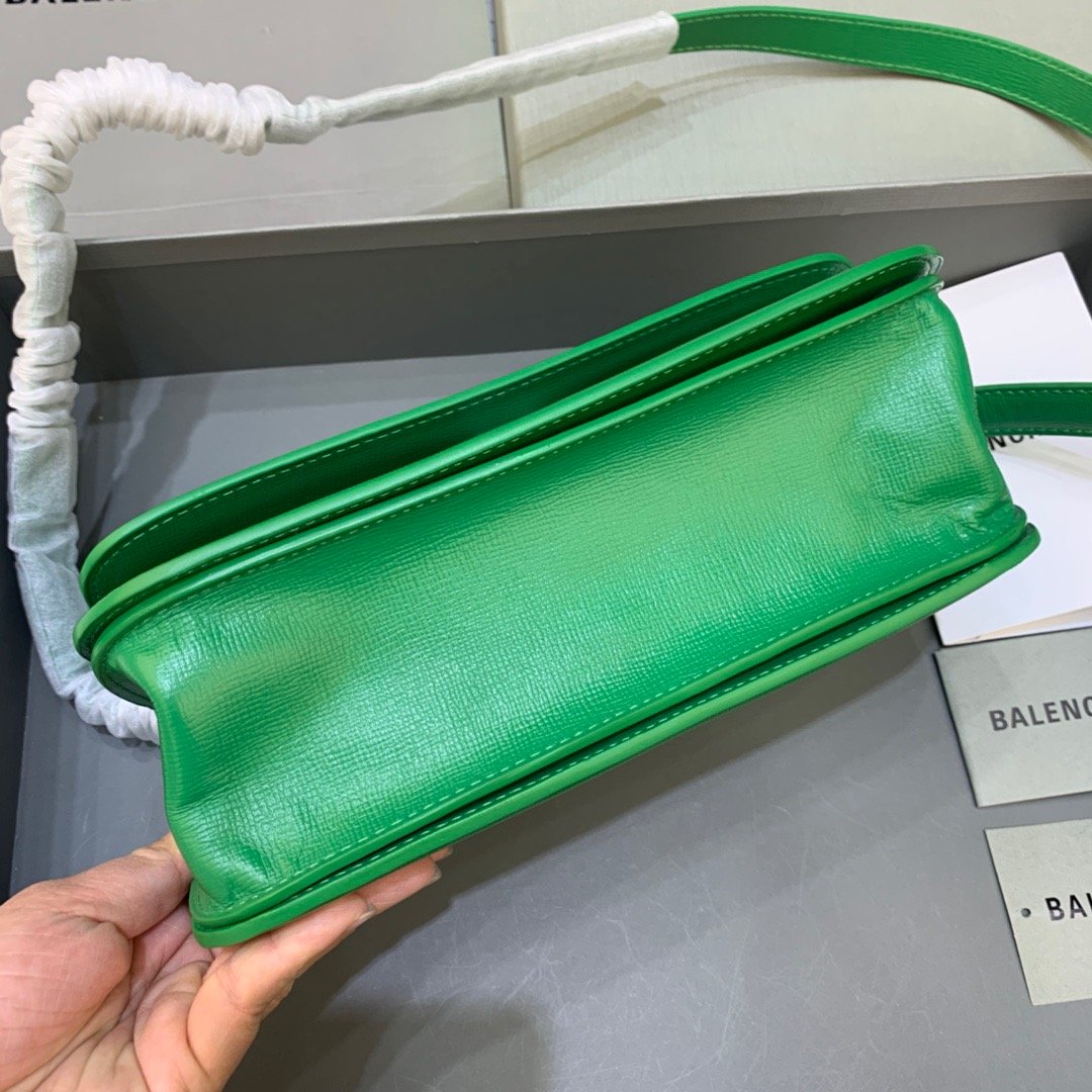 Balen Gossip Small Shoulder Bag Green, For Women, Bags 9.1in/23cm