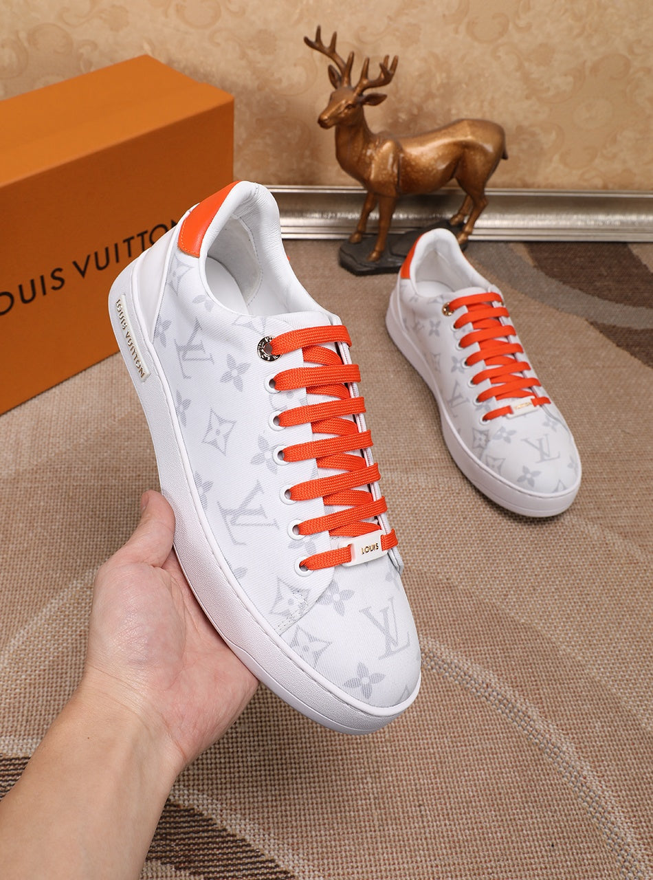 BL - LUV Time Out Orange And White Sneaker