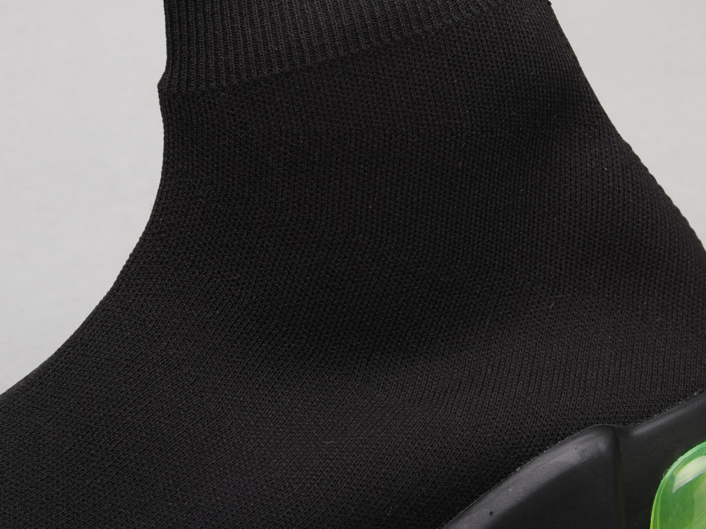 BL - Bla Socks Air Cushion Black Green Sneaker