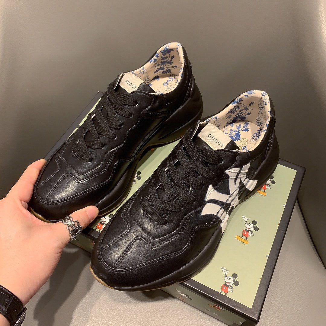 BL-GCI RHYTON VINTAGE TRAINER NY BLACK SNEAKER 139