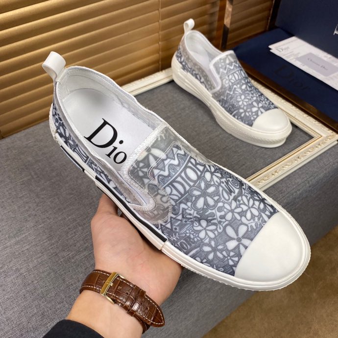 BL - DIR B23 Slip Blue And White LOW-TOP SNEAKER