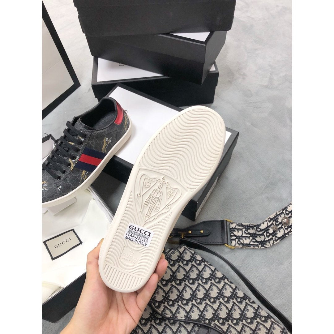 BL-GCI Ace Beige Tiger Sneaker 079