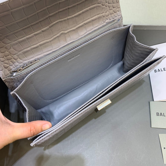 Balen Gossip Small Shoulder Bag Gray, For Women, Bags 9.1in/23cm