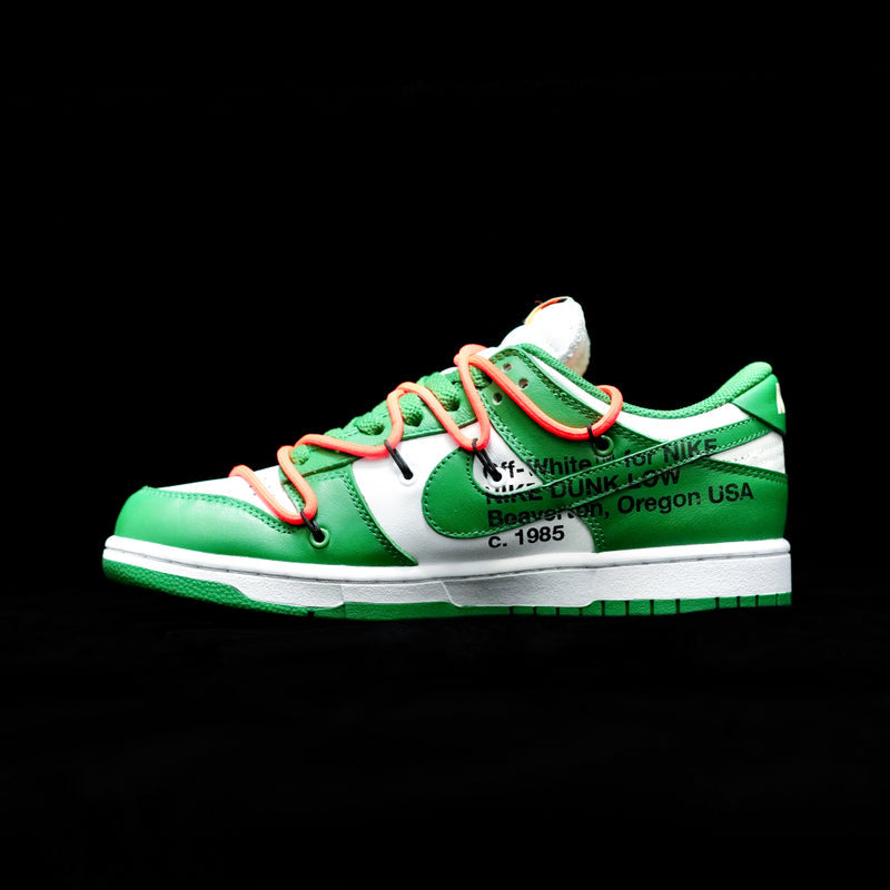 BL - OW x Dunk Low White Green