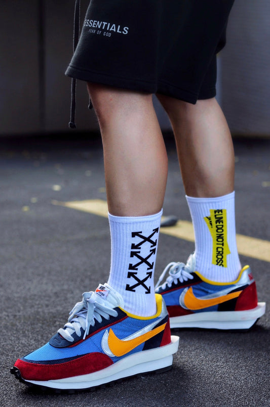 BL - NKE Waffle red and blue