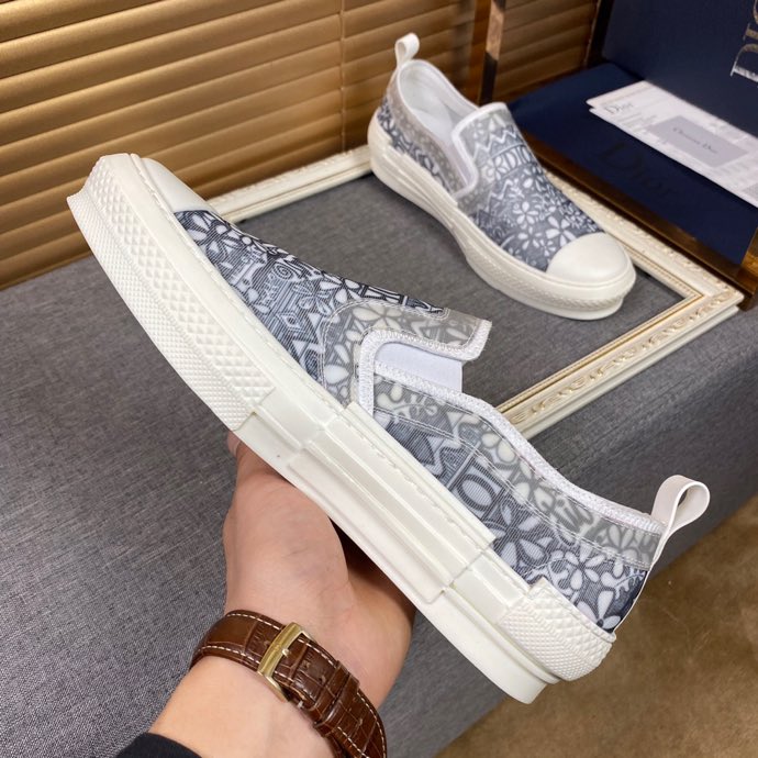 BL - DIR B23 Slip Blue And White LOW-TOP SNEAKER