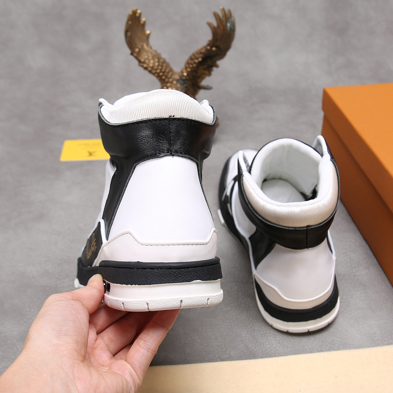 BL - LUV Traners Inspired White Black Sneaker