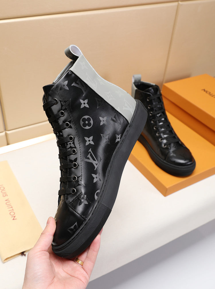 BL - LUV Stellar Trainer Boot Black Gray Sneaker