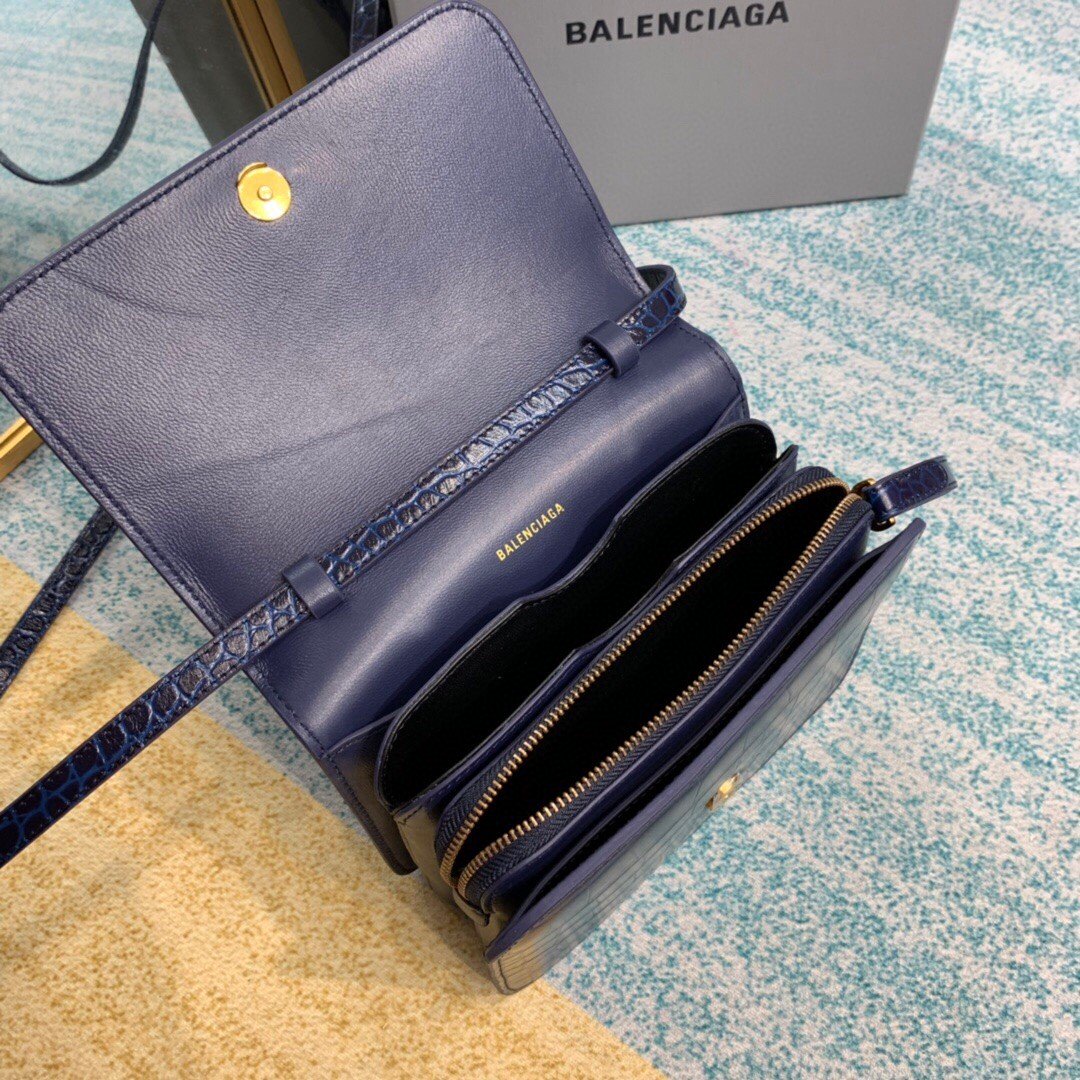 Balen Bolso Bandolera B In Dark Blue , For Women, Bags 7in/18cm