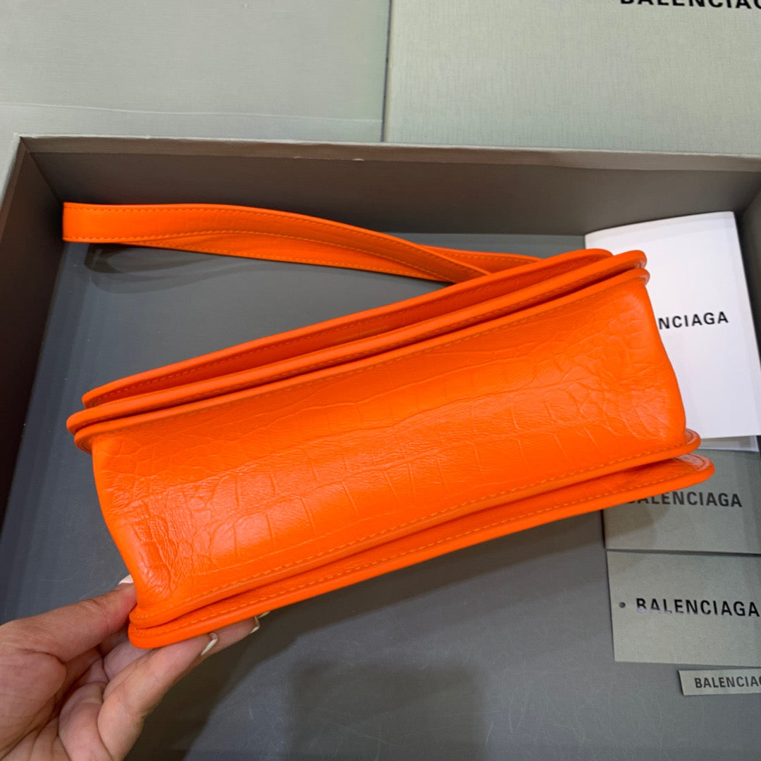 Balen Gossip Small Shoulder Bag Orange, For Women, Bags 9.1in/23cm