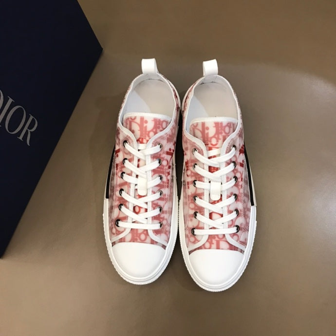BL - DIR B23 Red Oblique LOW-TOP SNEAKER