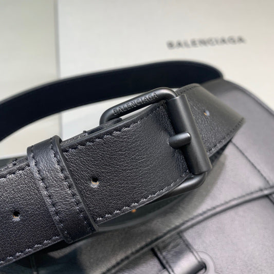 Balen Downtown Small Shoulder Bag In Black, For Women, Bags 11.8in/30cm