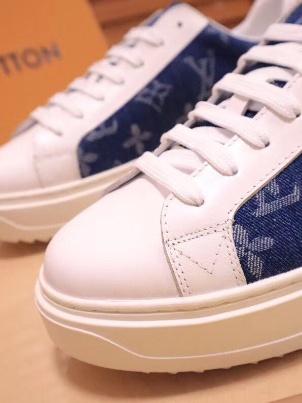 BL - LUV Time Out Brown Blue White Sneaker