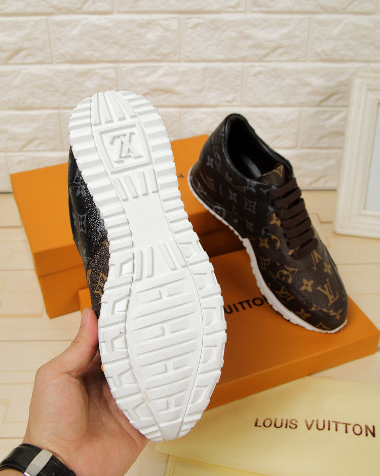 BL - LUV BLnogram Denim Brown Sneaker