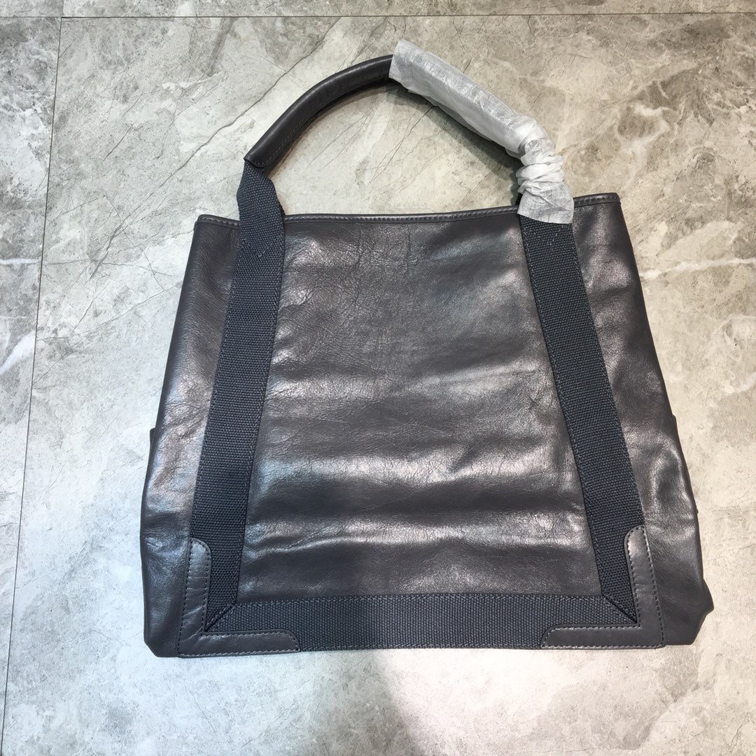 Balen Navy Medium Cabas Tote Bag In Gray, For Women, Bags 14.1in/36cm