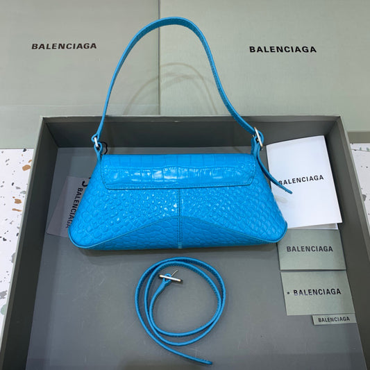 Balen XX Small Flap Bag Box Blue, For Women, Bags 10.6in/27cm 6956452108Y4624