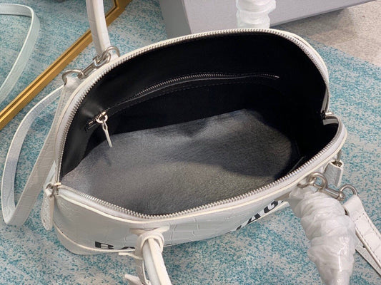 Balen Ville XXS Handbag In White, For Women, Bags 8.6in/22cm