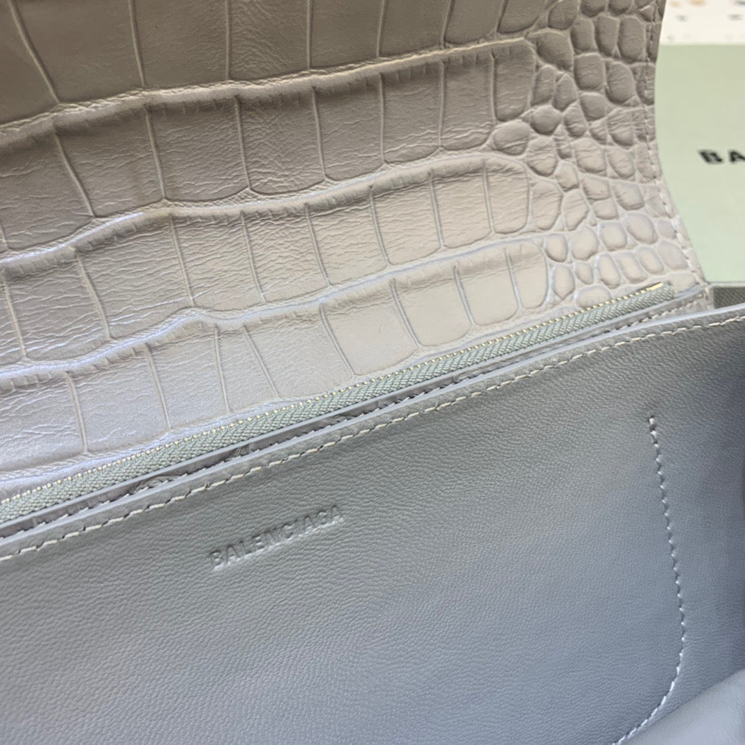 Balen Gossip Small Shoulder Bag Gray, For Women, Bags 9.1in/23cm
