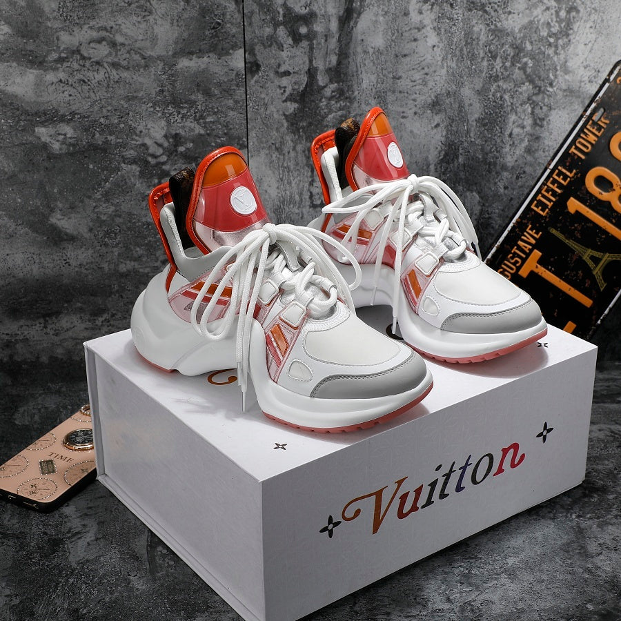 BL - LUV Archlight White Orange Sneaker